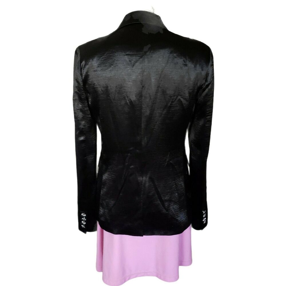 Generation Love Adele Crystal Button Blazer Black… - image 2